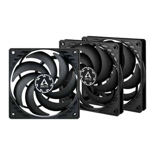 Arctic P12 SLIM PWM PST 120mm Static Pressure 3 Fan Pack